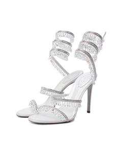 Текстильные босоножки Chandelier 105 Rene caovilla