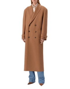 Пальто из кашемира и шерсти Saint laurent