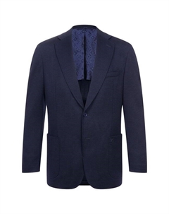 Пиджак из шерсти и шелка Stefano ricci