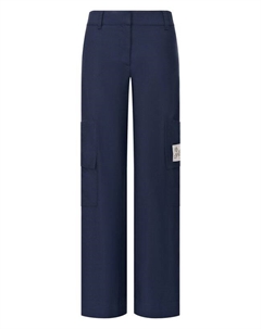 Брюки-карго из шерсти и лиоцелла Off-white