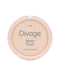 Пудра для лица MATTE TOUCH компактная матирующая тон 03 Beige Divage
