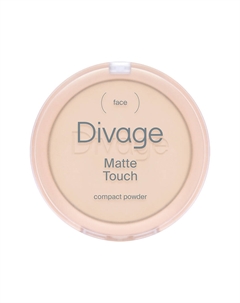 Пудра для лица MATTE TOUCH компактная матирующая тон 02 Ivory Divage