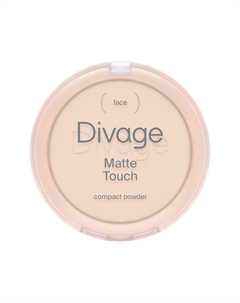 Пудра для лица MATTE TOUCH компактная матирующая тон 01 Fair Divage