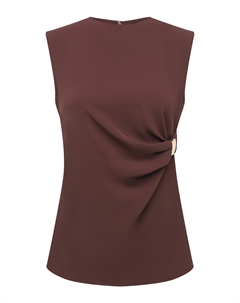 Блузка с металлическим декором Rinascimento