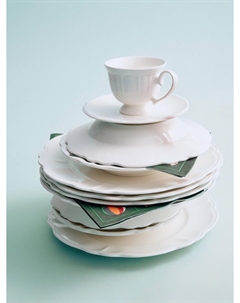 Чайная пара из костяного фарфора Sela