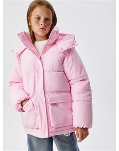Демисезонная куртка с капюшоном для девочек из коллекции ARCHIVE Sela
