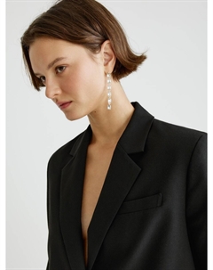 Серьги с кристаллами Sela