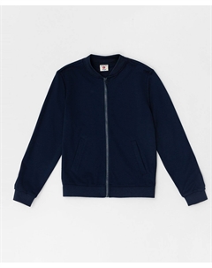 Толстовка синяя на молнии Button blue