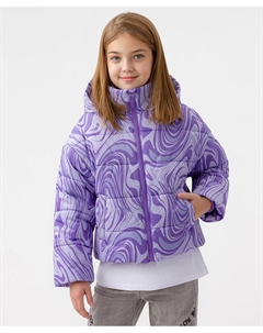 Куртка демисезонная лавандового цвета Button blue