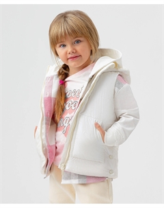 Жилет утепленный перламутровый Button blue