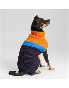 Свитер для кошек и собак, XL, оранжево-синий Petmax