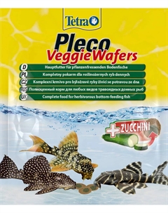 Pleco Veggie Wafers корм для рыб, 15 г Tetra