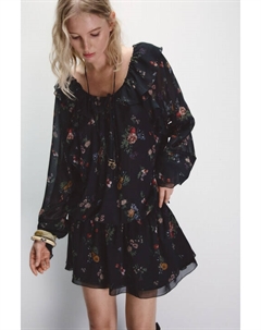 Платье шифоновое с завязками Befree