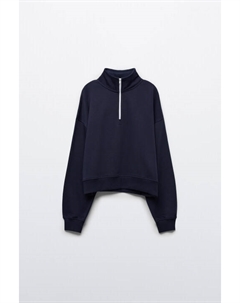 Свитшот с воротником на молнии Befree