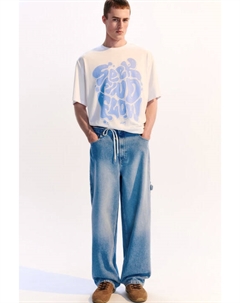 Джинсы carpenter fit с накладными карманами Befree