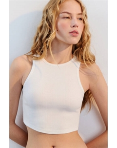 Майка-топ хлопковая в рубчик Befree