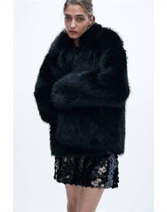 Шуба короткая из искусственного меха Befree