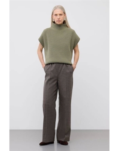 Жилет вязаный с воротником стойкой Very neat