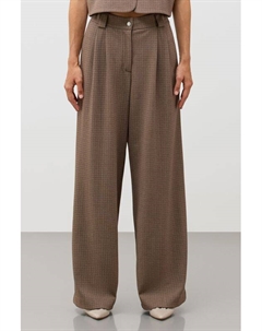 Брюки хлопковые с защипами Very neat