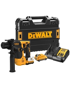 Аккумуляторный перфоратор DCH072L2, 12 В, 1.2 Дж, 4280 уд/мин, с 2 АКБ 3 Ач и ЗУ, в кейсе TSTAK (УЦЕНЕННЫЙ ТОВАР) (DCH072L2-QW/U) Dewalt