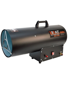 Пушка тепловая газовая BGH-50M 25.01.042.076, 50 кВт, давление 1.5 бар, расход 3.63 кг/ч, производительность 950 м3/ч Brait