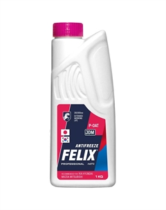 Антифриз JDM G12++ розовый 1кг Felix