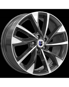 Диски R17 5x112 7J ET50 D66,6 К&К Роквуд (КС900-19) алмаз черный K&k