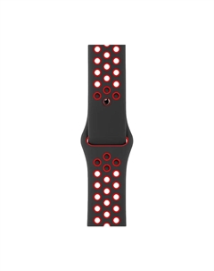 Ремешок Wepro для часов Apple Watch Series 3/2/1, 38 мм, черный/красный