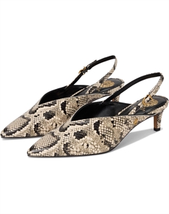 Туфли Kylien Slingback Kitten Heel Pumps, Black/Cream/Black Vince camuto