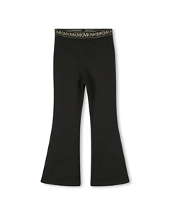 Детские брюки однотонные черного цвета Michael kors