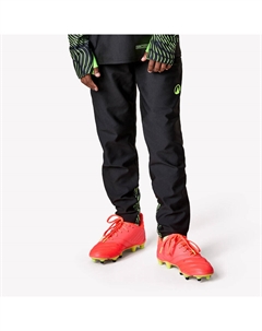 Детские футбольные тренировочные брюки Viralto Wavy, черно-желтые Kipsta