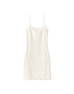 Летнее платье, Light beige Bershka