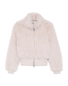 Шуба на молнии, розовый Marc cain