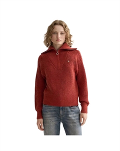 Свитер U9B01037T half zip, красный Scotch&soda