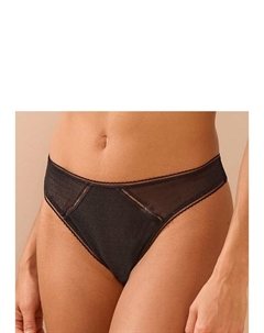 Стринги String, черный S.oliver