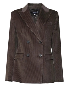 Двубортный вельветовый пиджак KATANGA, коричневый Weekend max mara