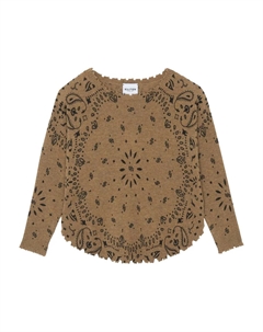 Свитер Mela Bandana, коричневый Kujten