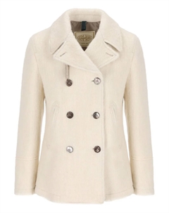 Двубортное пальто, белый Camplin