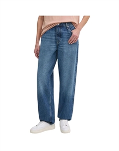 Синие хлопковые джинсы Mom, синий Calvin klein jeans