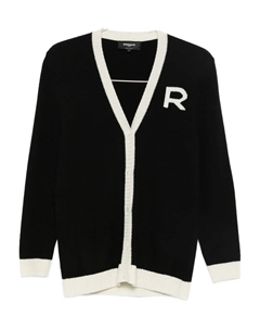 Кардиган из шерстяной смеси, черный Rochas