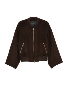 Шерстяной бомбер, коричневый Herskind