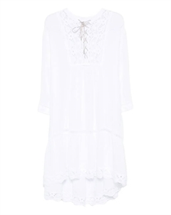 Льняное платье, белый 120% lino