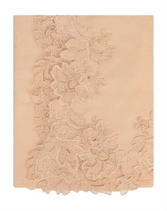 Шарф с цветочным кружевом, нейтральный Ermanno scervino