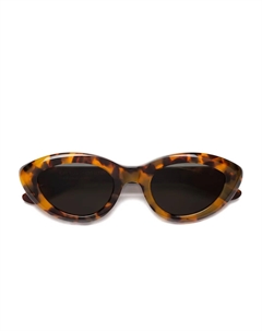 Солнцезащитные очки овальной формы в черепаховой оправе Cocca, коричневый Retrosuperfuture