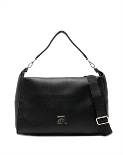 Кожаная сумка-тоут, черный Ermanno scervino