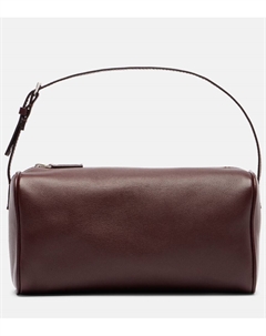 Маленькая кожаная сумка-тоут в стиле 90-х, Burgundy Ans The row