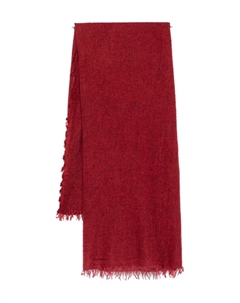 Шарф с необработанными краями, красный Faliero sarti