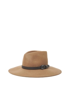 Фетровая шляпа с пряжкой, коричневый Peserico