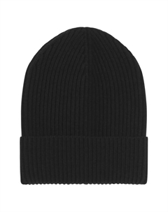 Шапка бини в рубчик, черный Dolce&gabbana