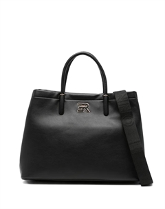 Сумка-тоут с логотипом, черный Ermanno scervino